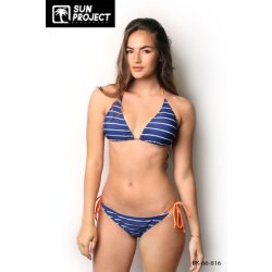 Sun Project Bikini Triangles Ficelles Stipes...