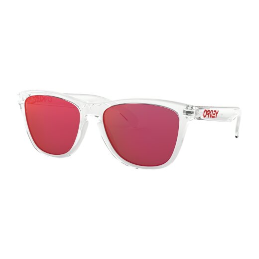 Oakley Frogskins Sonnenbrille Crystal Clear Torch Iridium
