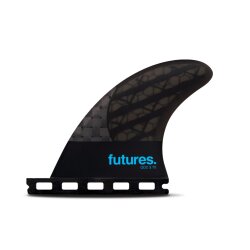 FUTURES Quad 2 Fin Set 3.75 80-20 Blackstix