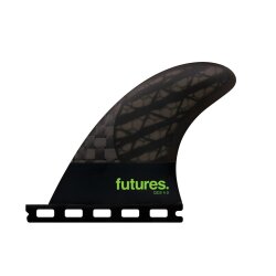 FUTURES Quad 2 Fin Set 4.00 80-20 Blackstix