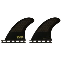 FUTURES Quad 2 Fin Set 4.00 Flat Honeycomb