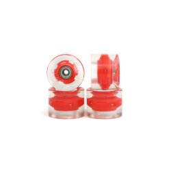 Sunset Flare Led Conical Wheels (4er Set) 65mm/ 78a Red