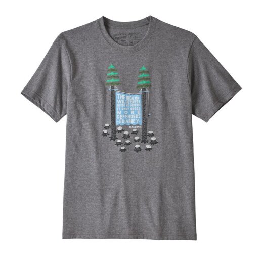 Patagonia Treesitter Responsible Tee Gravel Heather