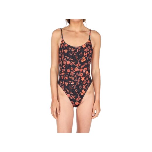 Pukas 90s Swimsuit Badeanzug Flor Naranja