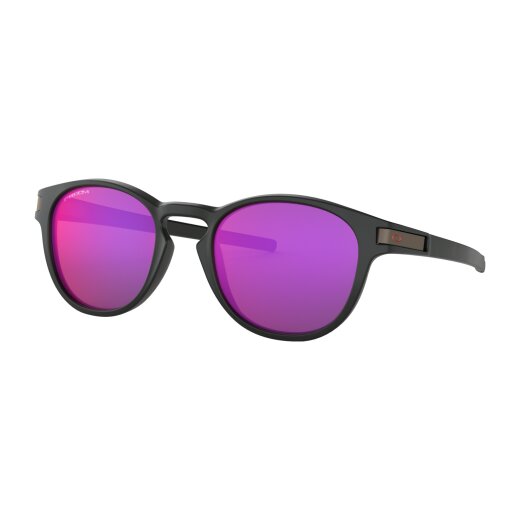 Oakley Latch Sonnenbrille Matte Black Translucent Red Prizm Road
