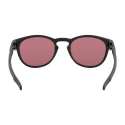 Oakley Latch Sonnenbrille Matte Black Translucent Red Prizm Road