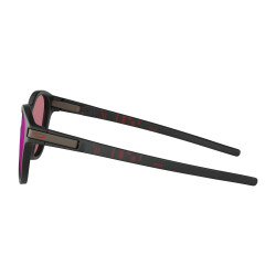 Oakley Latch Sonnenbrille Matte Black Translucent Red Prizm Road