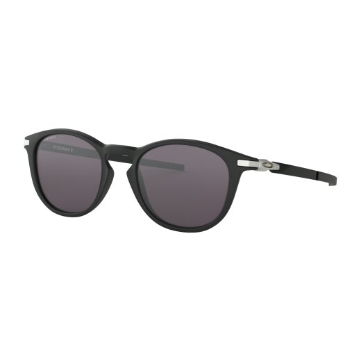 Oakley Pitchman Sonnenbrille Satin Black PRIZM Gray
