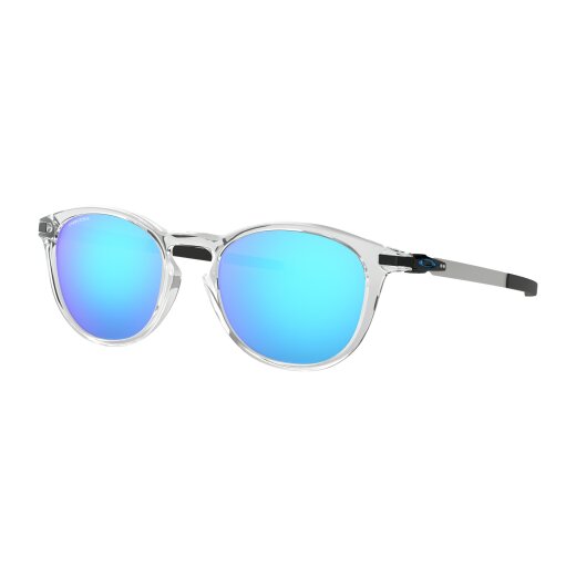 Oakley Pitchman Sonnenbrille Clear Prizm Saphire Iridium
