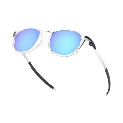 Oakley Pitchman Sonnenbrille Clear Prizm Saphire Iridium