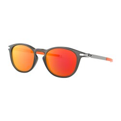 Oakley Pitchman Sonnenbrille Matte Grey Smoke Prizm Ruby