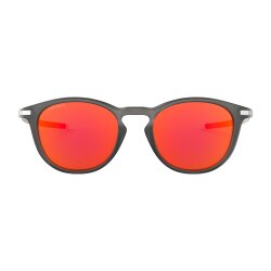 Oakley Pitchman Sonnenbrille Matte Grey Smoke Prizm Ruby