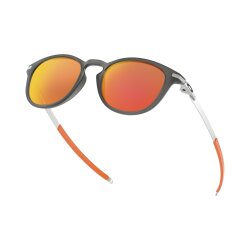 Oakley Pitchman Sonnenbrille Matte Grey Smoke Prizm Ruby