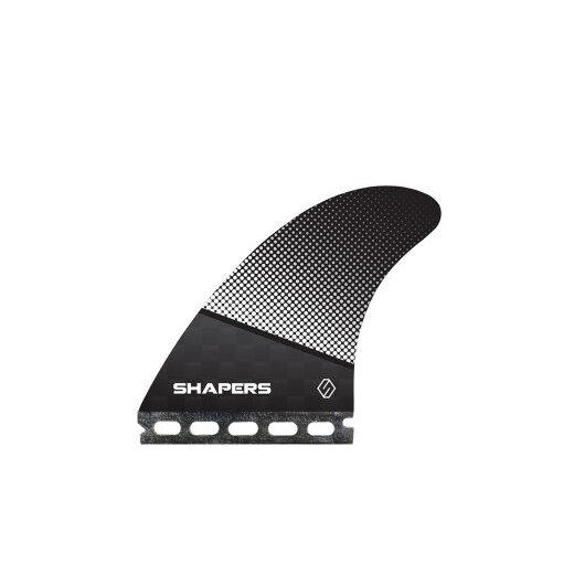 Shapers Fins Pivot Medium Tri-Fin Set Black/Grey