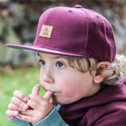 Schwerelosigkite Kids Snapback Cap Bordeaux