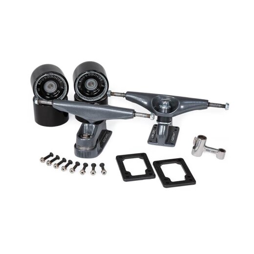 Carver Truck Kit C7 Front C2 Back 6.5" Graphite inkl. Rollen, Kugellager, Tool