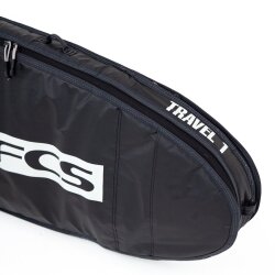 FCS Boardbag Travel 1 Funboard Black/Grey Surfboard Cover