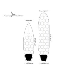 RSPRO Hexa Traction Board Grip&Traction yellow Fluor...