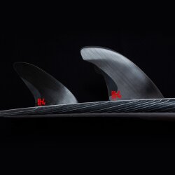 FCS 2 H4 Carbon Tri Fin Set Black (L)
