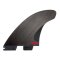 FCS 2 H4 Carbon Tri Fin Set Black (L)