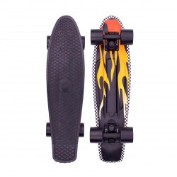 Penny 22" Skateboard Flame Black/ Yellow