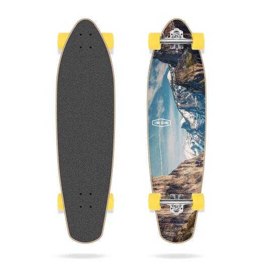 Long Island Breath Kicktail Longboard Komplettboard