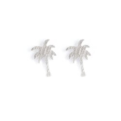 Vintageliebe Ohrstecker Tropisch Palme