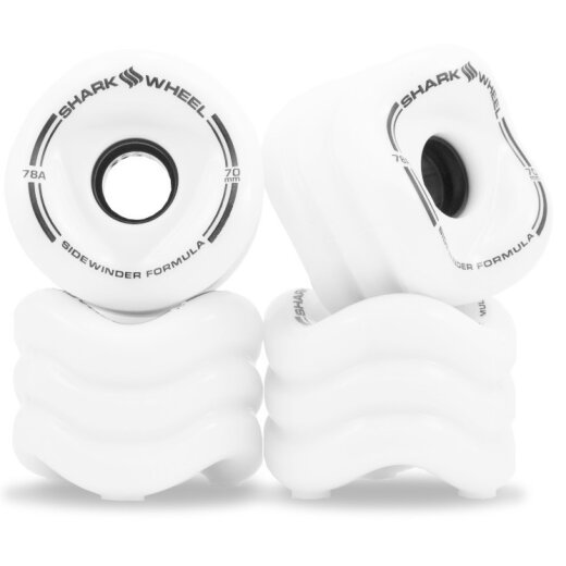 Shark Wheels SIDEWINDER (4er Set) 70mm/ 78a White
