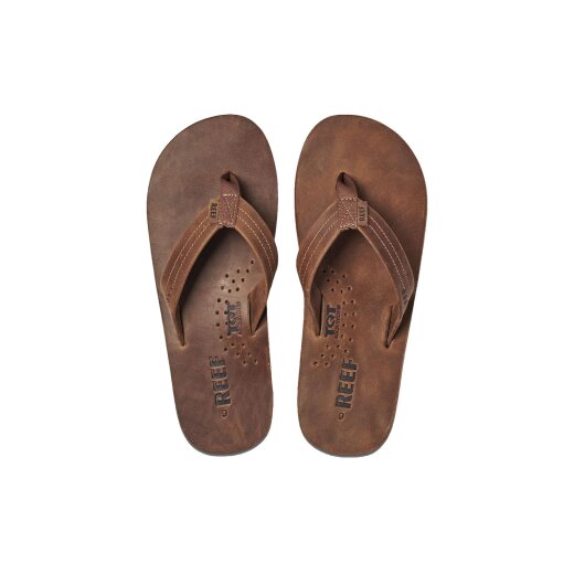 reef Draftsmen Leder Zehentrenner Bronze/Brown