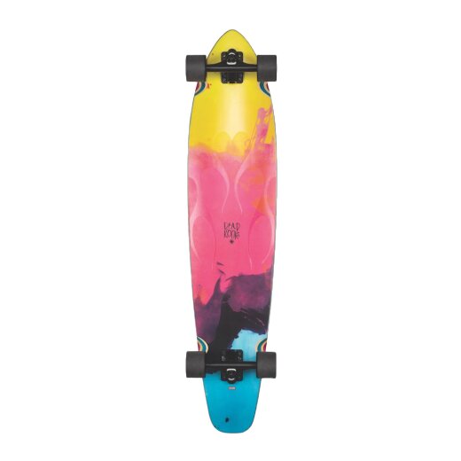 Globe Byron Bay Longboard Komplettboard Clear Flame Dead Kooks