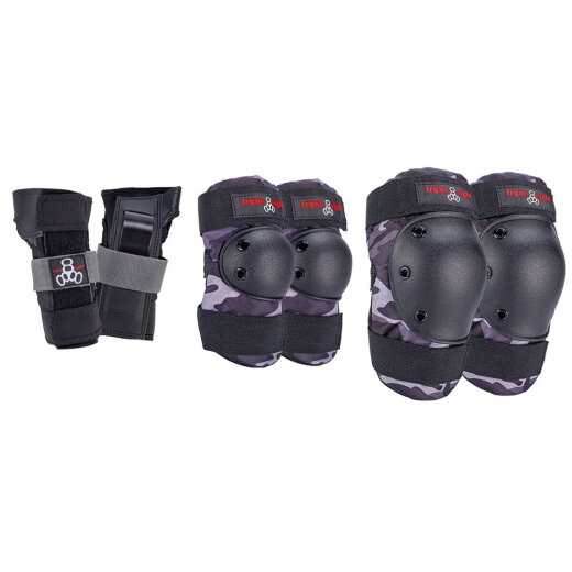 Triple 8 PROTECTION SET Schonerset Charcoal Camo