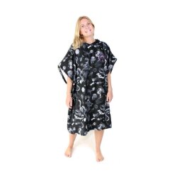 So&ouml;ruz Poncho Fone Handtuch Umkleide Schwarz