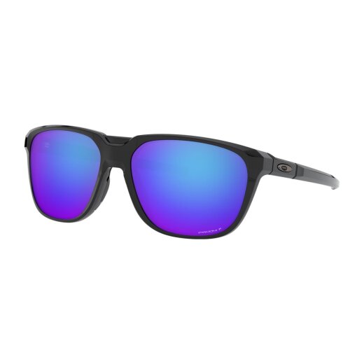 Oakley Anorak Sonnenbrille Polished Black Prizm Sapphire