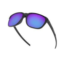 Oakley Anorak Sonnenbrille Polished Black Prizm Sapphire