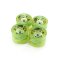 Sunset FLARE LED WHEELS (4er Set) 69mm/ 78a Green