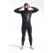 C-Skins Wired Hooded 5/4 Frontzip Neoprenanzug Black