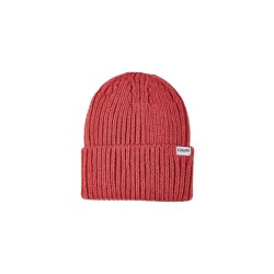 Cleptomanicx Beanie Bigger Ribber Hot Coral