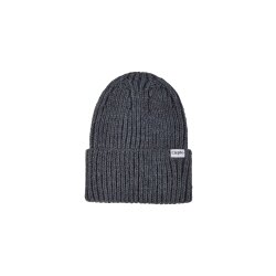 Cleptomanicx Beanie Bigger Ribber Phantom Black
