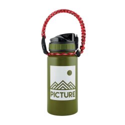 Picture Galway Edelstah Trinkflasche Army Green