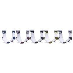Globe Socken Horizons Crew 5 Pack White