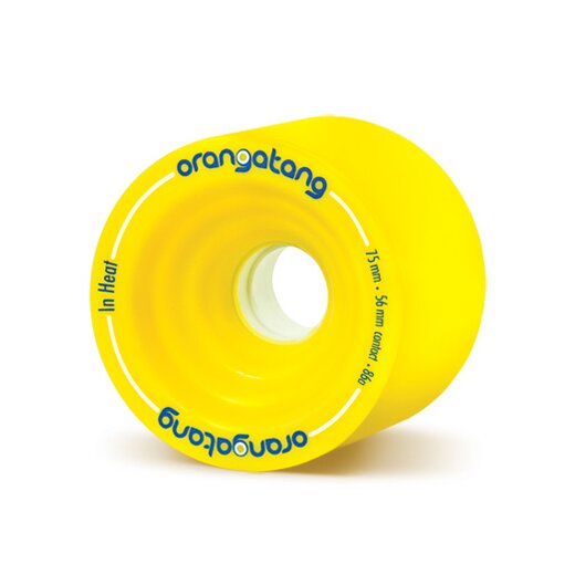 Orangatang IN HEAT (4er Set) 75mm/86a Yellow