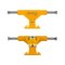 Penny Skateboard 4" NICKEL Trucks Achsen (2er Set) Yellow