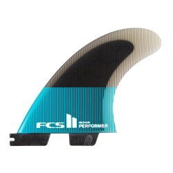FCS 2 Performer PC Teal Tri Fins (M)