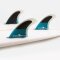 FCS 2 Performer PC Teal Tri Fins (M)