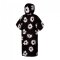 Mystic Poncho Velour Black/White
