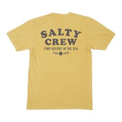 Salty Crew Inlet Premium Overdyed S/S Shirt Gold