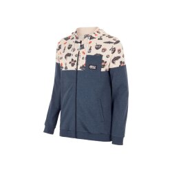 Picture Sebba Zip Hoodie Dark Blue Melange