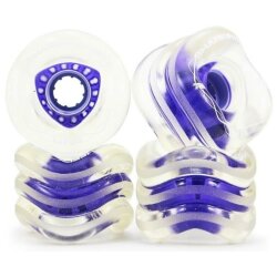 Shark Wheels DNA ROLL (4er Set) 72mm/ 78a Clear/Purple Core