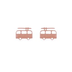 Vintageliebe Ohrstecker Surfbus