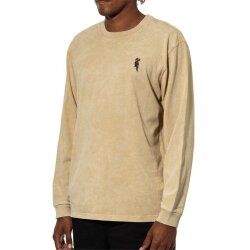 Katin Polly Embroidery Longsleeve Tee Khaki